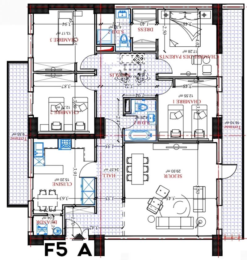 plan appartement f5